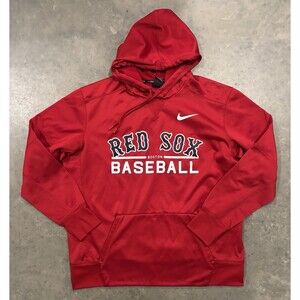 Nike BSBL Dri-Fit Boston Red Sox MLB Hoodie Sweatshirt Mens XL